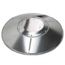 Patio Heater Reflector Shield for Propane Outdoor Heaters - 3-Hole Mount Top Dome Replacement Part