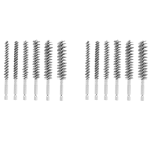 12 Pcs Wire Brushes for Drill,Stainless Steel Small Brush in Different Sizes,for Cleaning,Cleaning Set