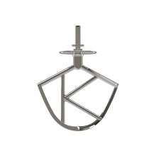 Kenwood K-Hook KAT50.000SS, Accessories Kitchen Appliances, Stirring Element Suitable for All Chef Food Processors, Dishwasher Safe, Stainless Steel,