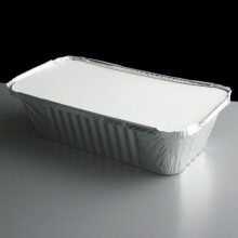50 x Aluminium Foil Food Containers and Lids Size 6a Trays Large Storage Takeaways?