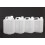 h32 4 pack of 5 Litre Transparent Storage Cans/Containers 1