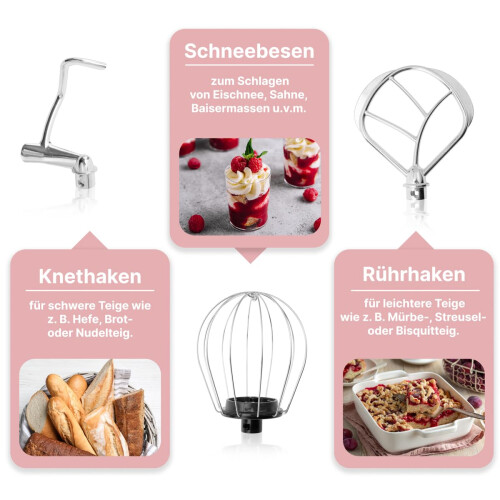 CLATRONIC KM 3711 PINK Foodprocessor 2