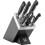 ZWILLING Four Star - Ensemble bloc à couteaux et couteaux - 7 pièces - Noir 1
