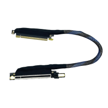 PCIE 5.0 X16 Graphics Card Extension Cable Silver-Plated 60CM