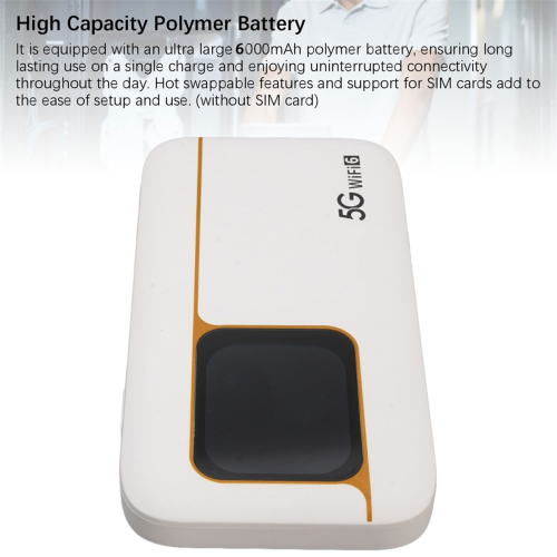 Mobile Hotspot High Speed WiFi 6 2.01 Inch 5G Mobile Hotspot Router 2