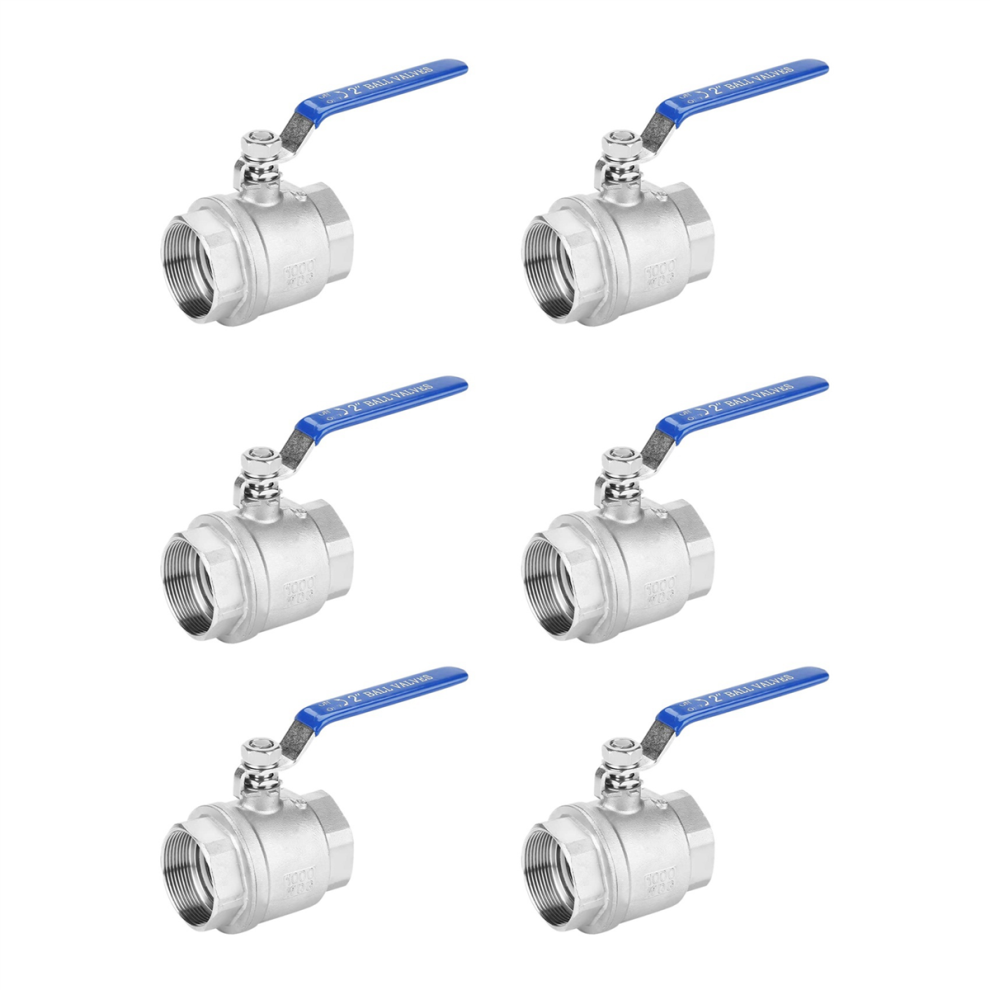 Ball Valve Female Thread 2 Inch 304 Stainless Steel Dn50 1000 Wog 4712683743896