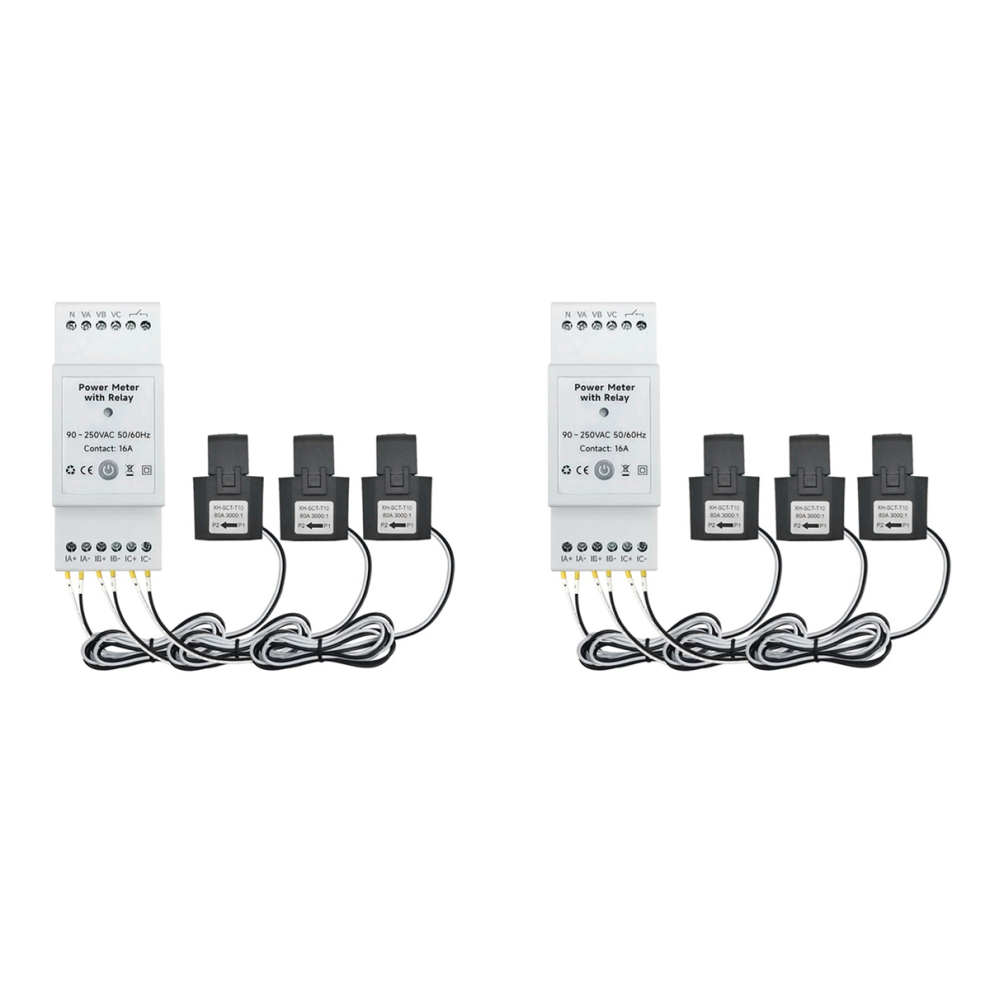 Medidor De EnergíA Wifi Tuya Smart Life Bidireccional TrifáSico-image