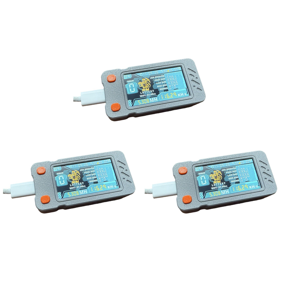 Minero Nerdminer Mejorado De 117 Kh/S Con Pantalla A Color-image