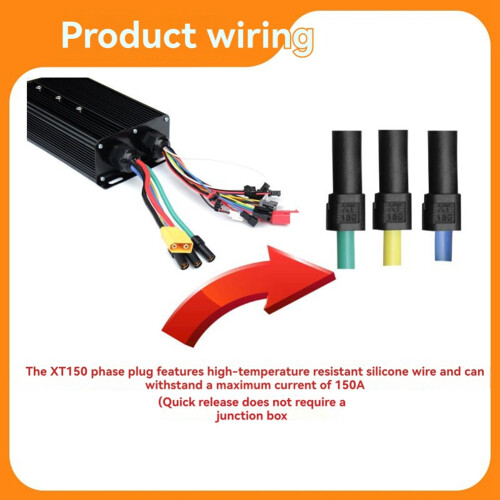 48V-72V 80A 3000W Controller Sinuswelle Dualmodus 18 Röhrencontroller 2