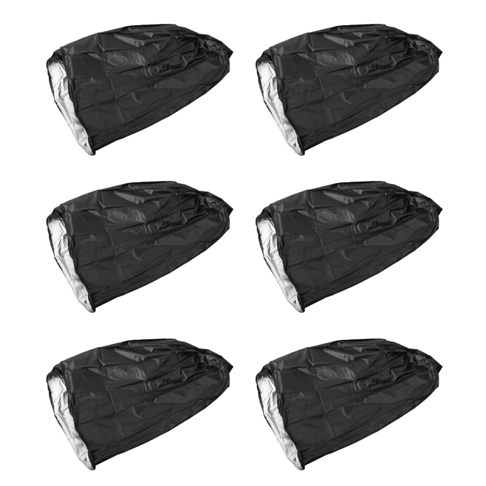 Funda Impermeable Para Silla De Exterior Con Respaldo Alto, Muebles Apilables Para Patio-image