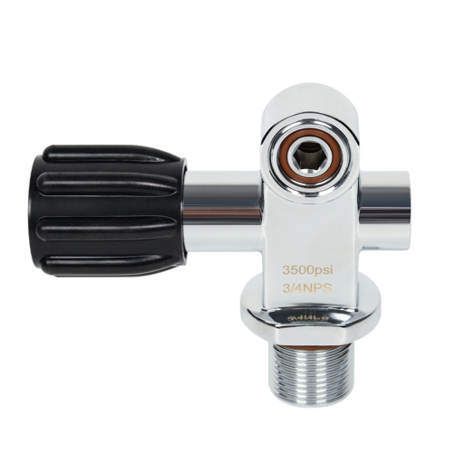 Vanne de bouteille de plongée haute pression 5 000 psi 3/4-14 NPS G3/4 2