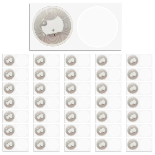 100 pezzi di adesivi NFC Ntag216 Tag NFC Ntag216