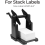 2 in 1 Fanfold Stack Paper Holder for Desktop Thermal Label Printer 3