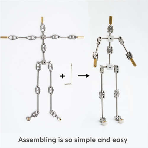 Armature Kit - DIY Metallpuppenfigur Skelett 1