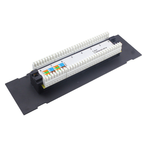 8Port Patch Panel for Cat. 6 Versatile Data Center Plastic Wall Mount 2
