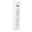 Storage Cabinet for Skinny Bathroom Storage Corner Floor (White) 3