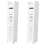 Storage Cabinet for Skinny Bathroom Storage Corner Floor (White) 1