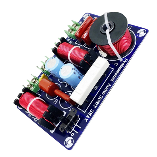 2PCS 3-Way 250W 850/5200Hz Frequency Divider DIY Speaker Filter 1