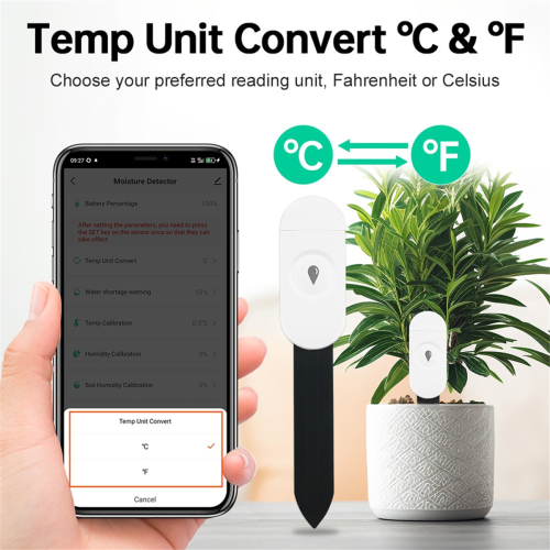 4Pcs Zigbee Soil Moisture Sensor Garden Temperature Humidity Tester 1