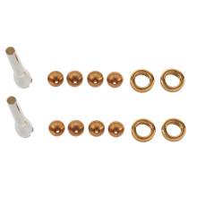 1 Set 2C 3C 2B 3B Mondstuk voor Trompet Messing Vergulde Adapter
