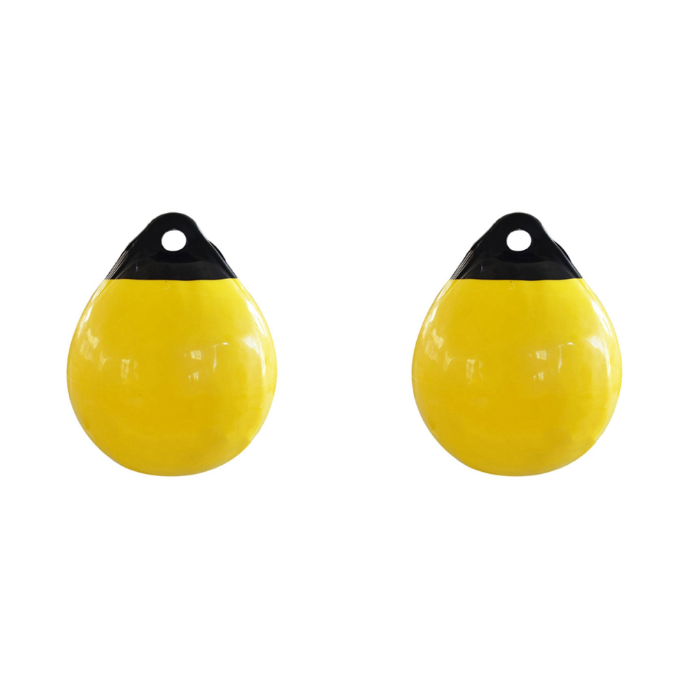 Pvc Boot Fenders Bal Rond Ankerboei Dock Bumper Bal Geel-image