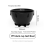 Coffee Cupping Bowls Stackable Bowls for Coffee Enthusiasts 12PCS 4