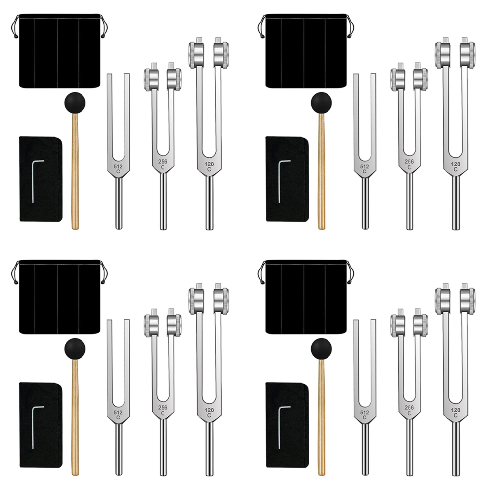 Umã¦Rket Tuning Forks Set-128 Hz,256 Hz,512Hz Tuning Forks Perfect For Healing