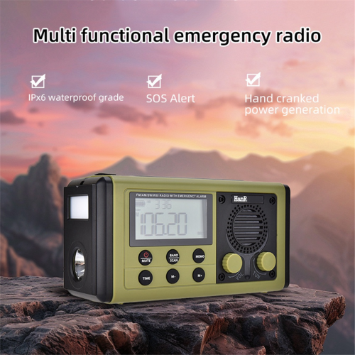HRD907 Kurbelradio 10000mAh Notfallradio B 1