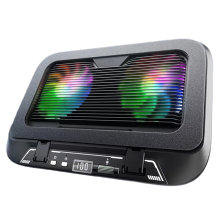 New V21 14cm Dual Fans Laptop Cooler 14inch-17.3inch