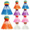 Rainbow Head Badminton  Coloured Game Badminton Balls Kit 1