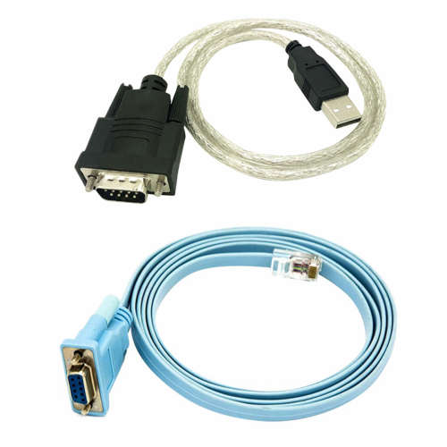 Καλώδιο δικτύου RJ45 Σειριακό καλώδιο Rj45 σε DB9 και RS232 σε USB (2 σε 1) 2
