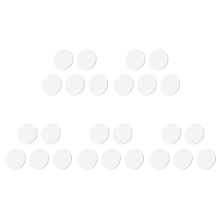 Taartplanken, 10 inch cake drum taartplanken rond - gebogen