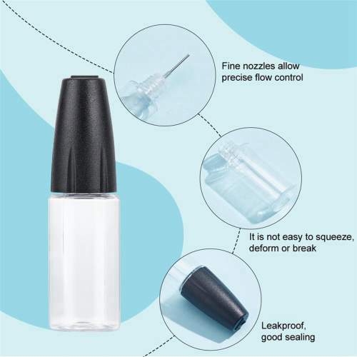 Precision Tip Applicator Bottles,10Ml/0.34Oz Dispensing Needle Bottle 2