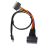 Καλώδιο διακομιστή Oculink SFF-8611 4I σε PCIe SFF-8639 U.2 NVMe γενιάς 4 5