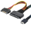 Καλώδιο διακομιστή Oculink SFF-8611 4I σε PCIe SFF-8639 U.2 NVMe γενιάς 4 3