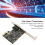 Pcie X1 to RS232 Serial Adapter Card Industrial Control Computer 3