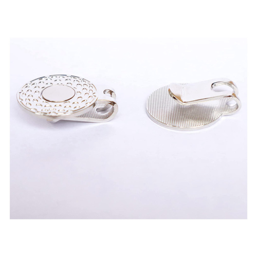 Magnetische Golfhut-Clips, Ballmarkerhalter, Silber 1