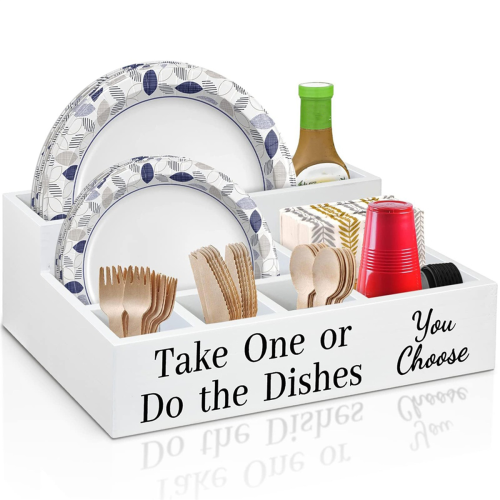 Paper Plate Holders for Kitchen Counter 1