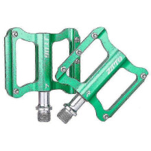 (Style B, Green) ZTTO JT06 MTB Road Bike Pedals - Sealed Bearing, Ultralight, Anti-Slip Wide Platform Cycling Pedals