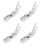 Schroefvork HiFi-luidsprekerspadeconnectorpluggen - zilver 2