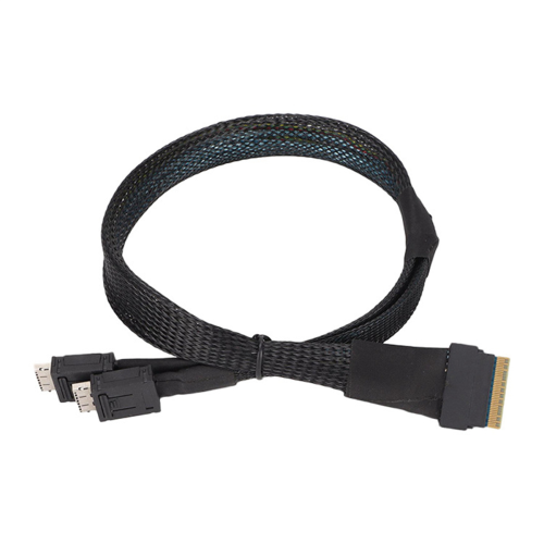 Λεπτό καλώδιο υψηλής ταχύτητας sas SFF-8654 8i σε Oculink SFF-8611 4i x2 2