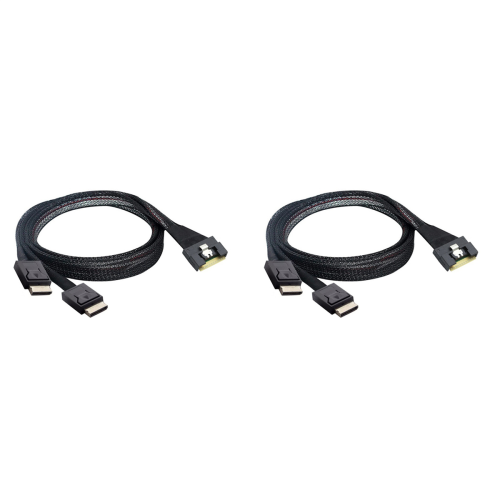 Λεπτό καλώδιο υψηλής ταχύτητας sas SFF-8654 8i σε Oculink SFF-8611 4i x2