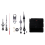 Radio Controlled DIY Clock Movement Kit with 2 Sets Hands Repair 2