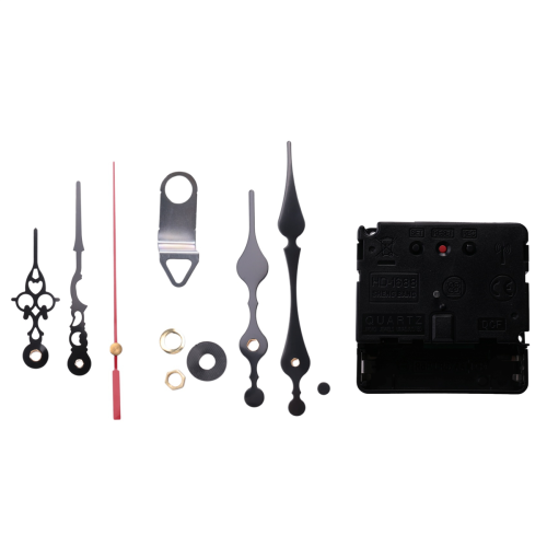 Radio Controlled DIY Clock Movement Kit with 2 Sets Hands Repair 1