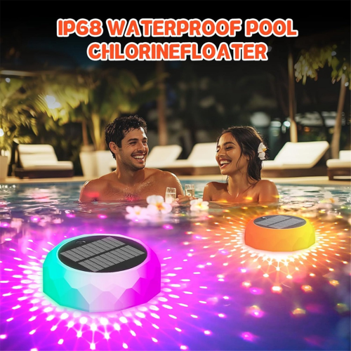 Diffuseur Chlore Piscine - Lot de 2 Flotteur Piscine Distributeurs De