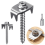 Fence Nails for Softwood, Reusable Wire Fence Staples Screws 3