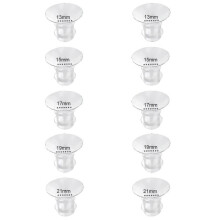 10-Piece Flange Inserts 13/15/17/19/21mm Compatible with Momcozy S12 Pro/S9 Pro/S12/S9 Breastpump Cups