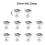 10Pc Adjustable Solar Panel Bracket Clamp for Solar Panel System 30mm 2