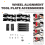 Car Wheel Alignment Tool Plates Wheel Balancing Tool Black 5
