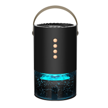 1000ml Dehumidifier for Home Office Negative Ions Damp Mold Black(EU)